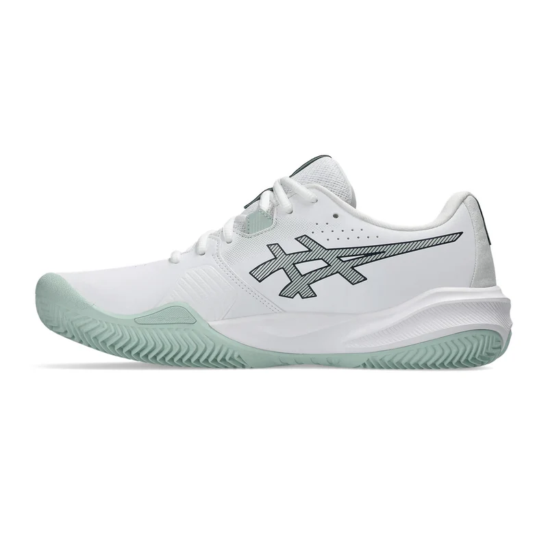 Gel-Challenger 15 Sandplatzschuh Herren - weiß, blaugrau