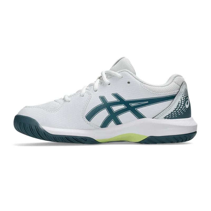 Gel-Dedicate 8 GS Allcourtschuh Kinder - weiß, grau