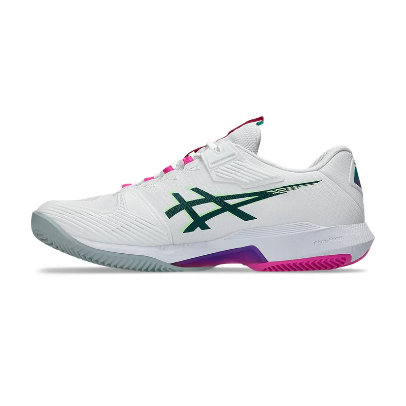 ASICS SOLUTION SPEED FF 4 Clay White/Purple SS26 (Zapatillas)