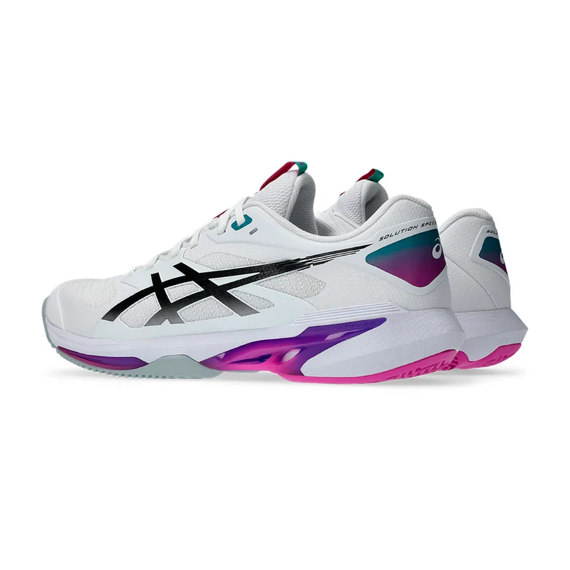 ASICS SOLUTION SPEED FF 4 Clay White/Purple SS26 (Zapatillas)