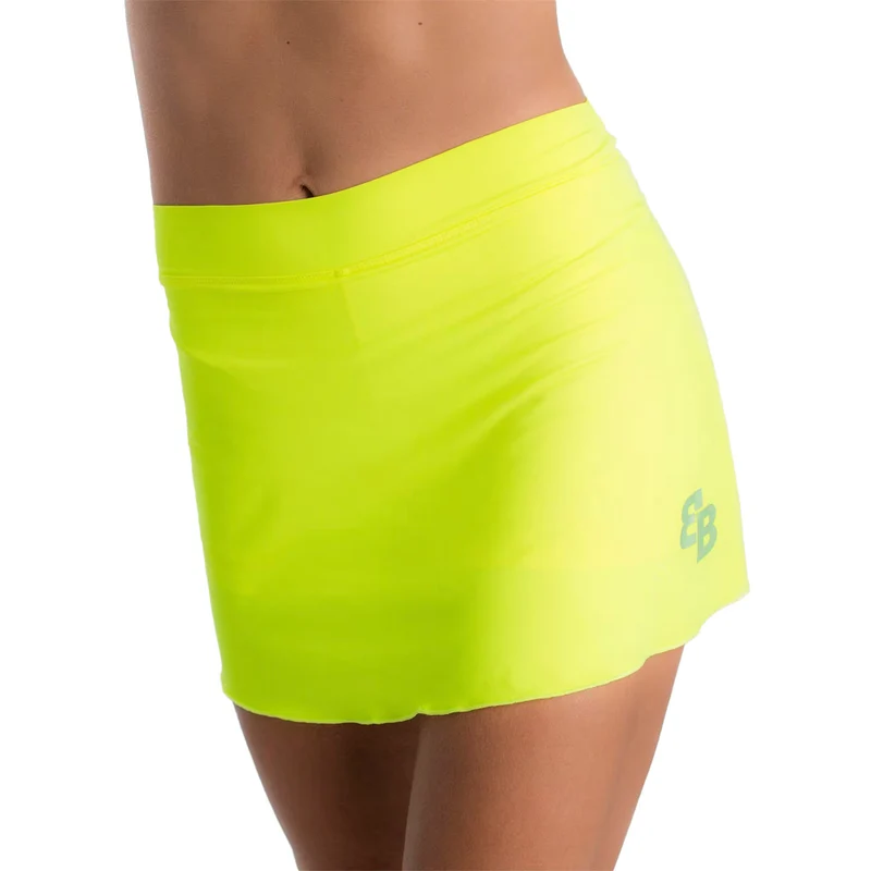BELEN BERBEL BASICA RECTA YELLOW FLUOR (Falda)