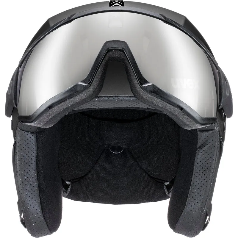 uvex INSTINCT VISOR Ski-Snowboardhelm black mat Unisex