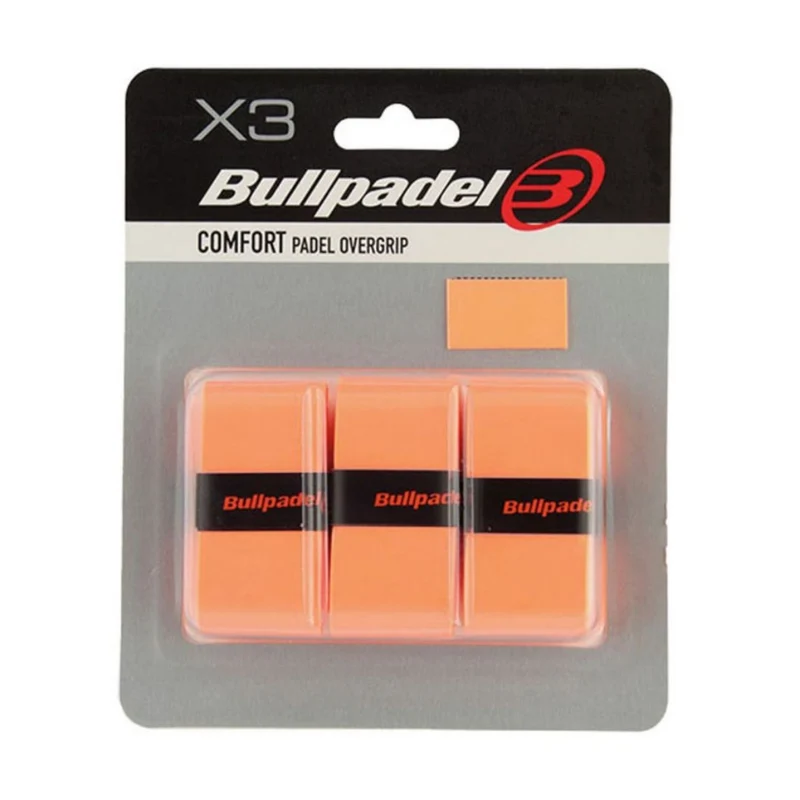 Bullpadel Overgrips Comfort Neon Orange (3 stuks)