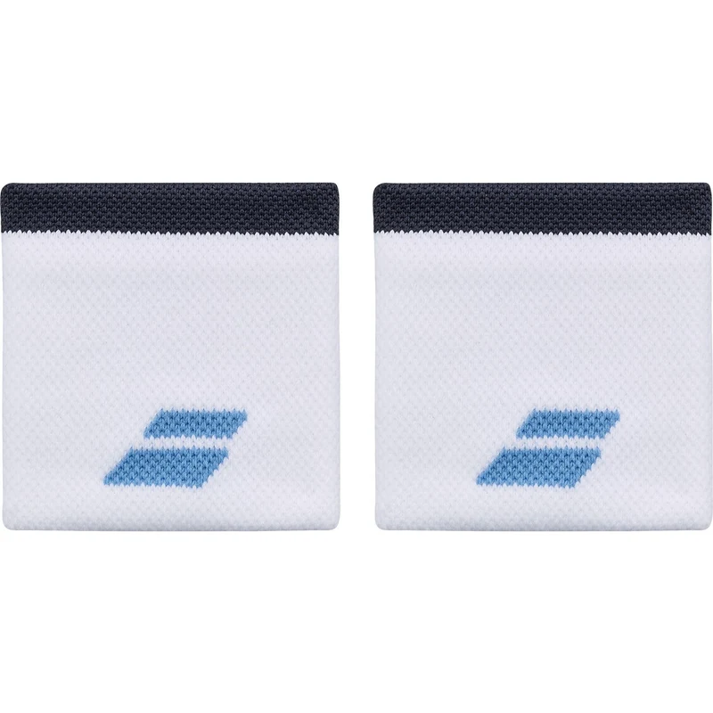 Babolat Logo Wristband White/Blue