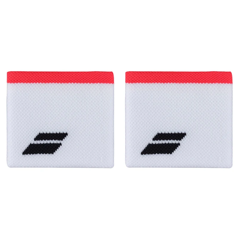Babolat Logo Wristband White/Red