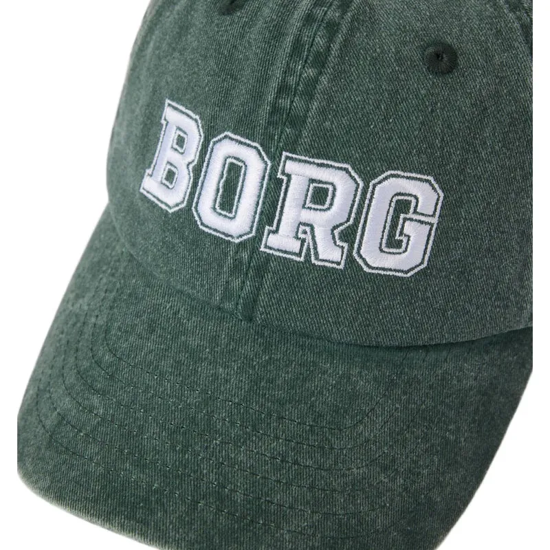 Björn Borg Washed Bold Logo Cap Mallard Green