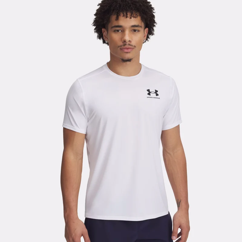 Heatgear Fitted T-Shirt Herren-Weiß