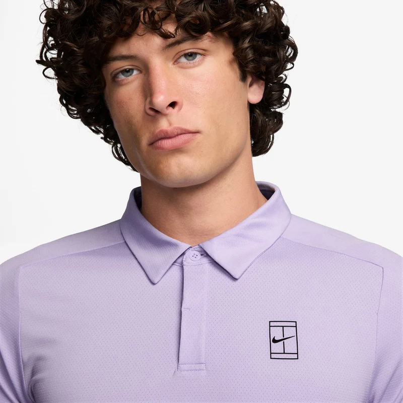 Court Dri-FIT Advantage Polo Herren-Flieder,Schwarz
