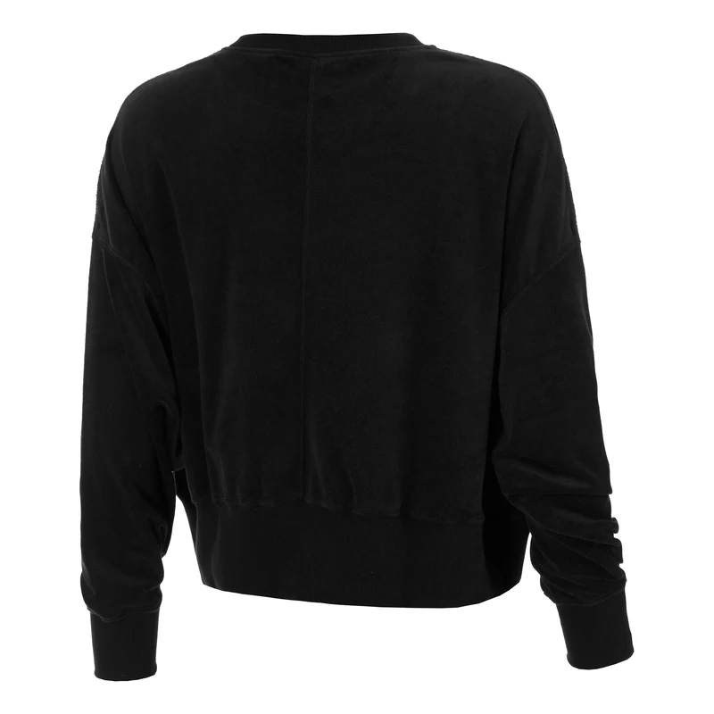 Court Heritage Fleece GFX Crew Sweatshirt Damen-Schwarz