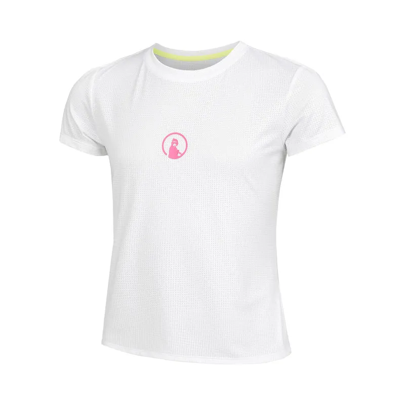 Retriever T-Shirt Mädchen - weiß, pink