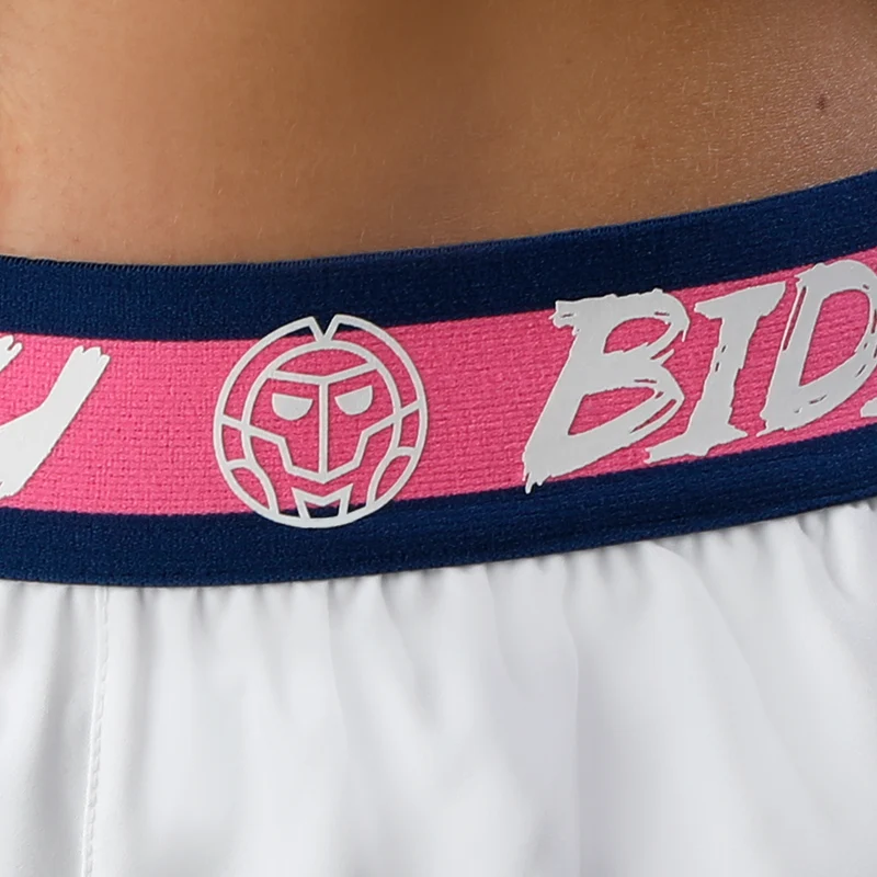 Tiida Tech 2in1 Shorts Damen-Weiß,Pink