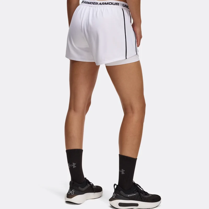 Tech Play Up 2in1 Shorts Damen - weiß