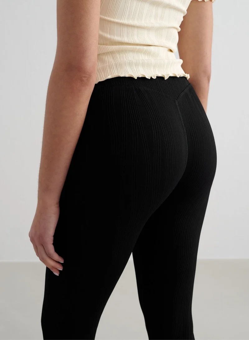 Black Tulip Tights