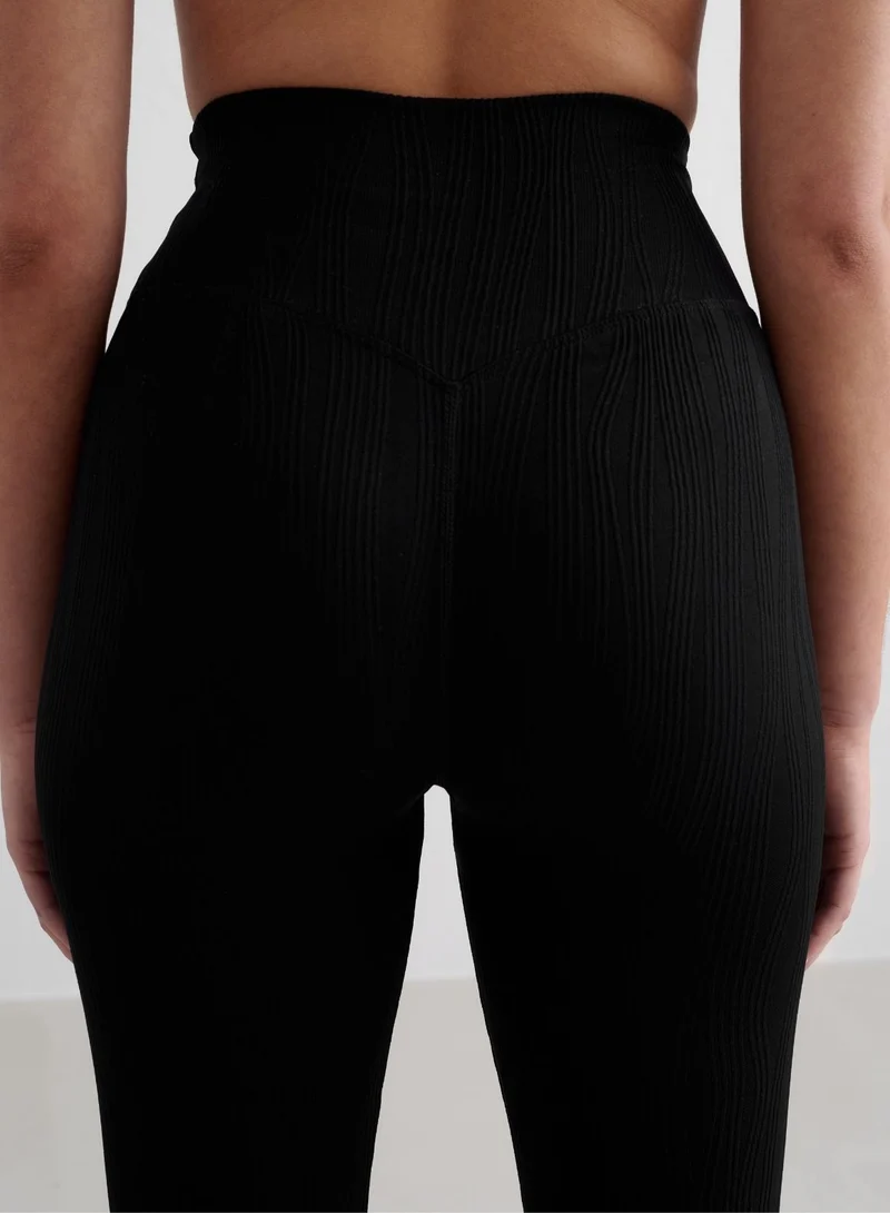 Black Tulip Tights