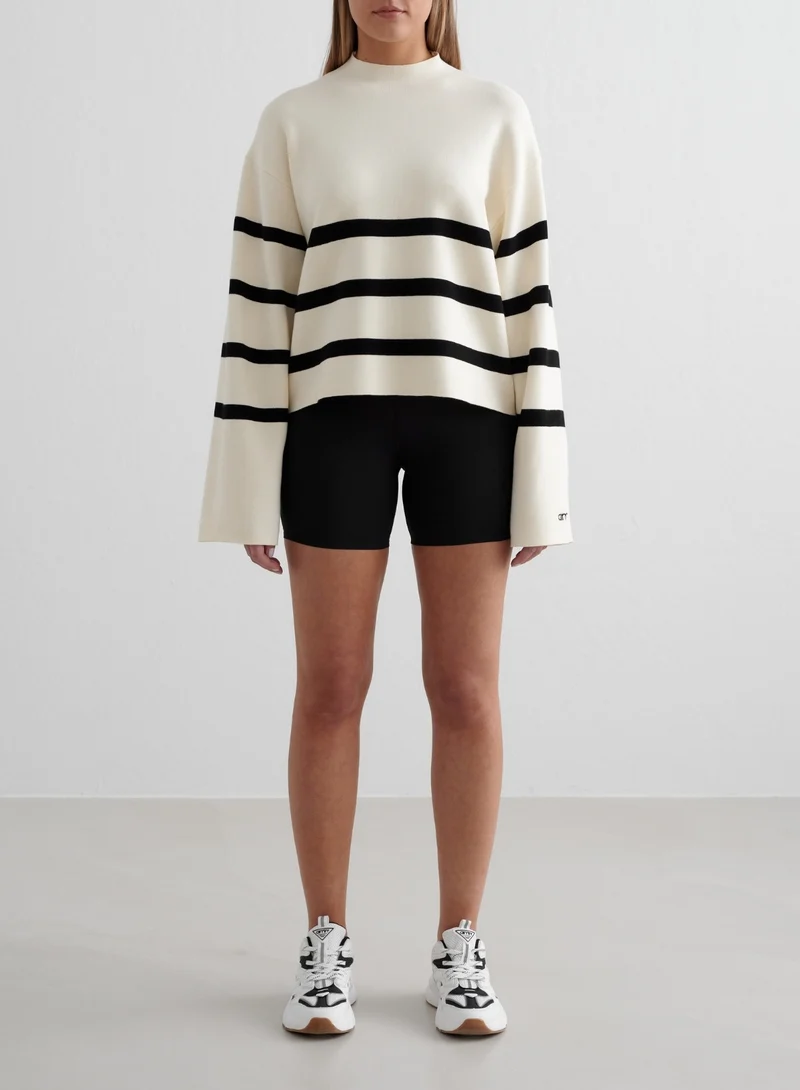 Almond White Perfect Knit Long Sleeve