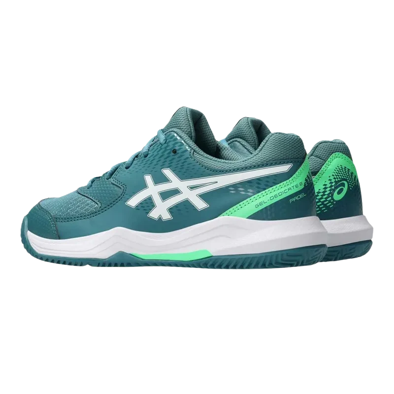 Zapatillas Asics Gel-Dedicate 8 Padel GS Misty Pine/White 2026 Kids