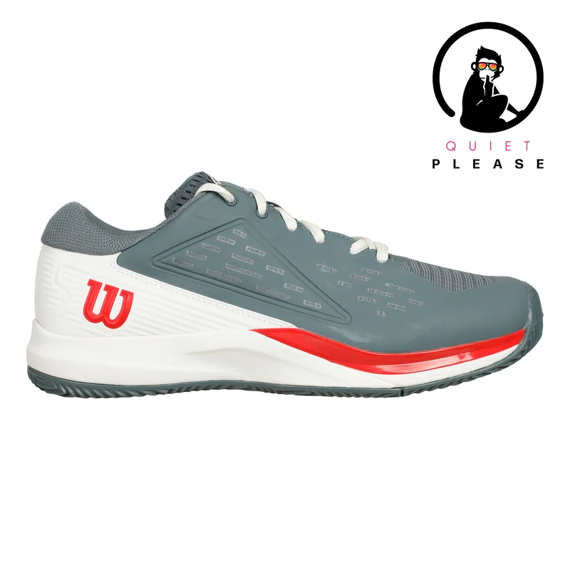 Rush Pro Ace Quiet Please Sandplatzschuh Herren-Grau,Orange