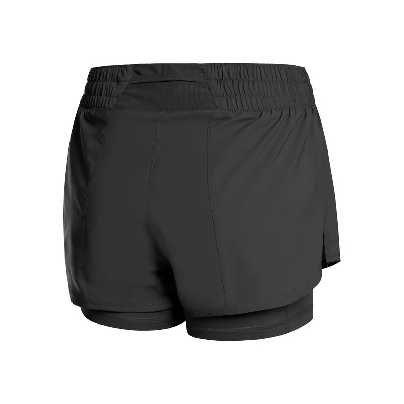 Dri-Fit One MR 2in1 Shorts Damen-Schwarz