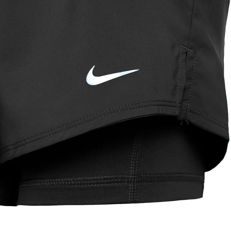 Dri-Fit One MR 2in1 Shorts Damen-Schwarz