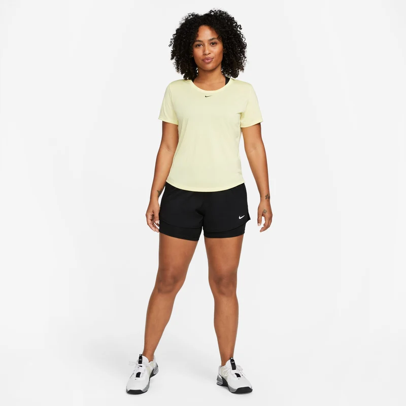 Dri-Fit One MR 2in1 Shorts Damen-Schwarz