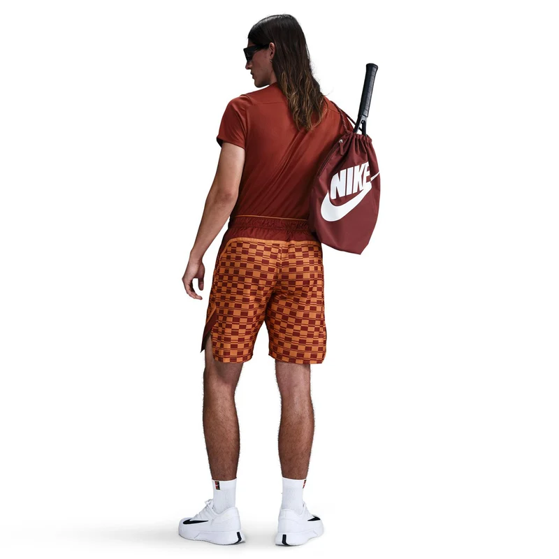 Court Dri-FIT Victory High Rise 9in All Over Print Shorts Herren-Orange,Braun