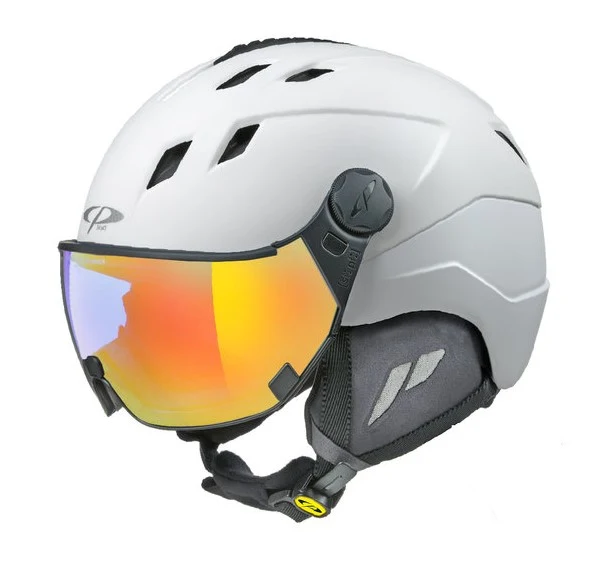CP CORAO + Ski-Snowboardhelm white shiny Unisex