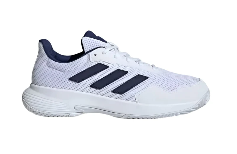 Adidas Game Spec 2 Padel Shoes (White/Dark Blue)