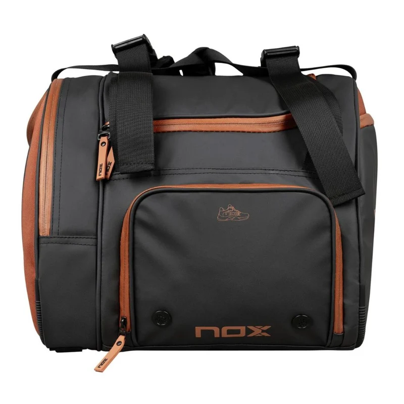 Nox Luxury Open Series Padel Bag (Black/Brown)