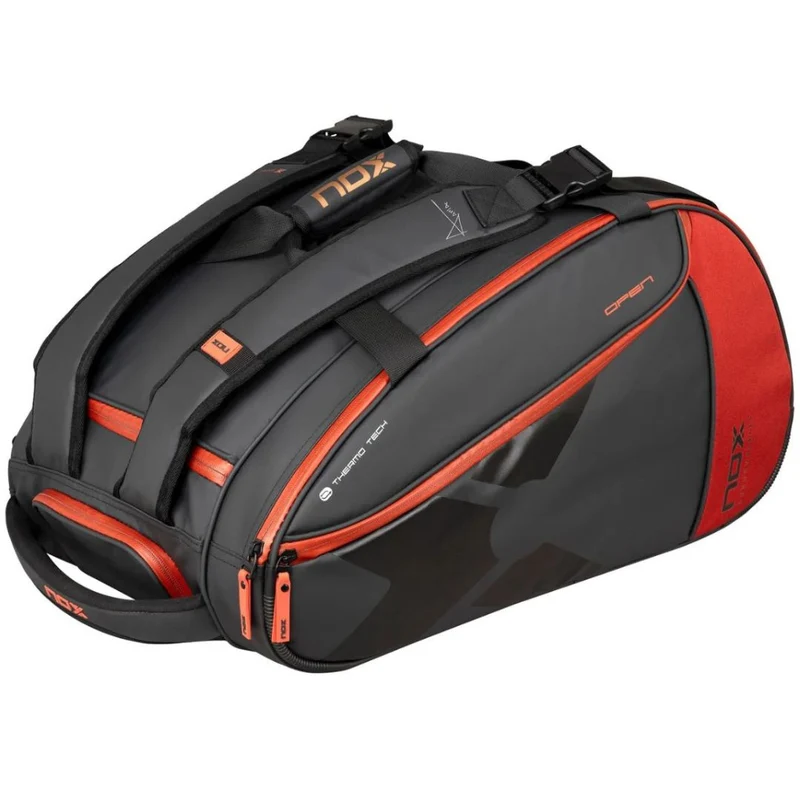 Nox Luxury Open Series Padel Bag (Black/Red)