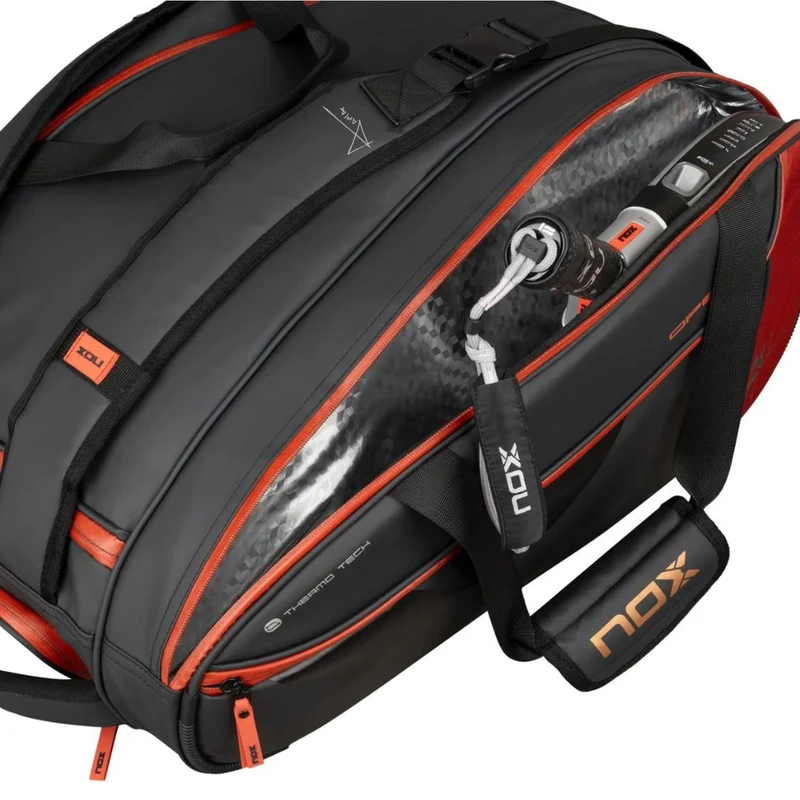 Nox Luxury Open Series Padel Bag (Black/Red)