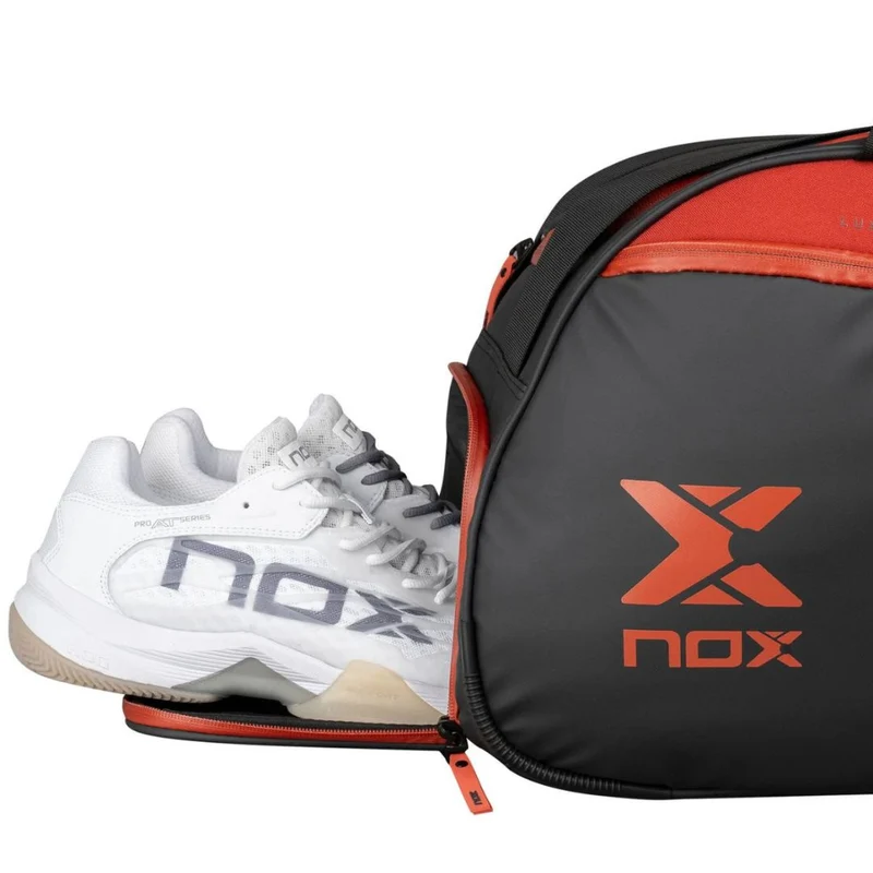 Nox Luxury Open Series Padel Bag (Black/Red)
