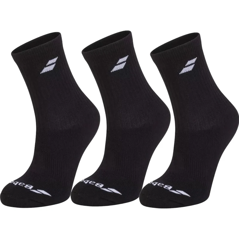 Babolat Socks 3 Pairs Pack Junior Black