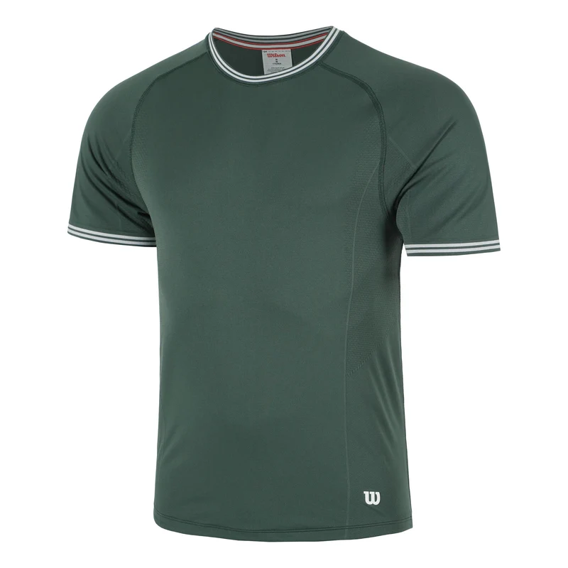 Court Performance Crew T-Shirt Herren-Dunkelgrün