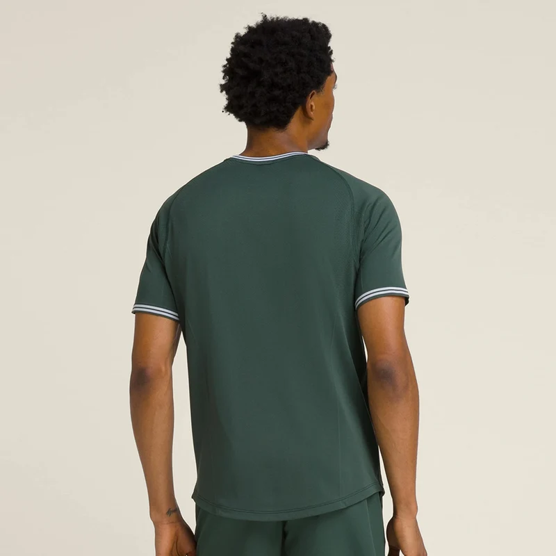 Court Performance Crew T-Shirt Herren-Dunkelgrün