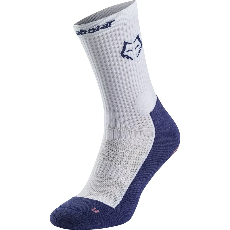 Babolat Mid-Calf Socks Lebron White/Estate Blue