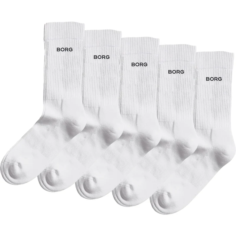 Björn Borg Essential Crew Sock Multi White 5p