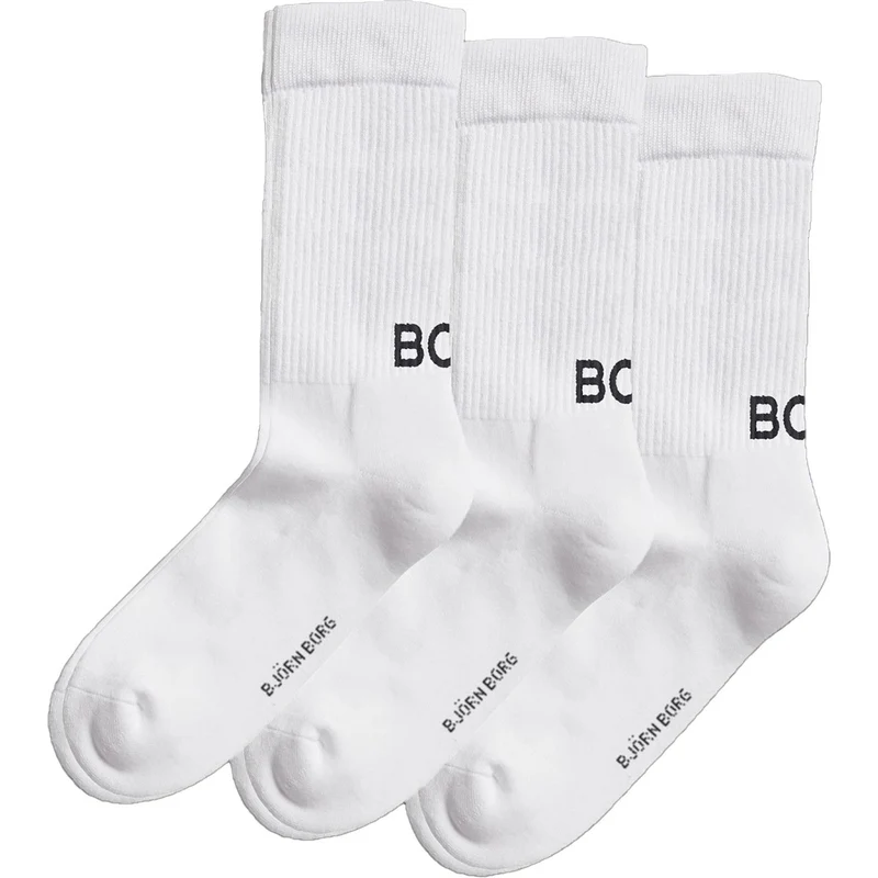 Björn Borg Core Crew Polyamide Sock White (3 Pack)