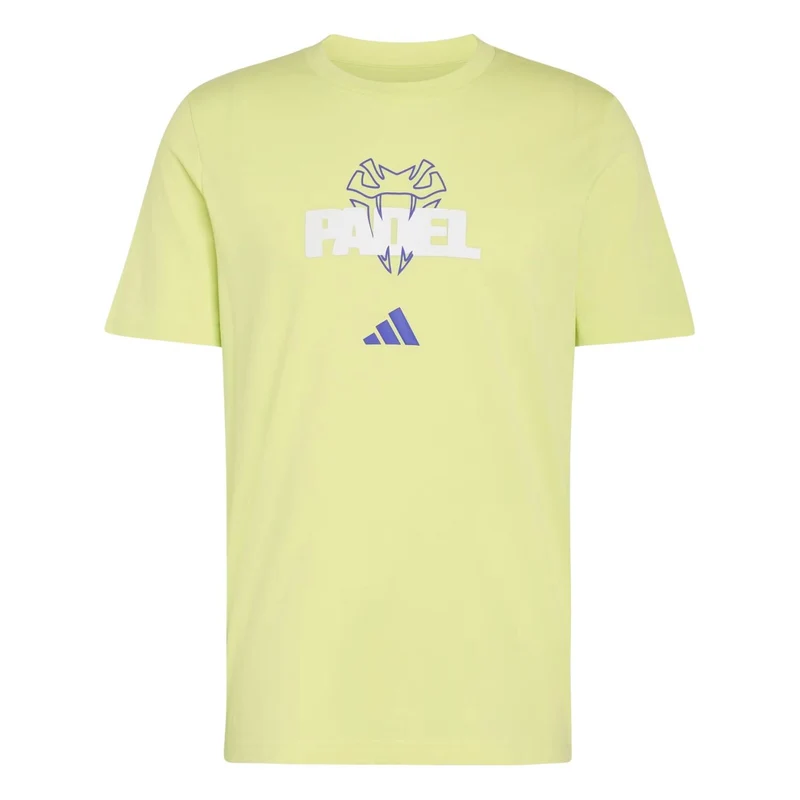 Adidas Padel Graphic Tee Semi Frozen Lemon