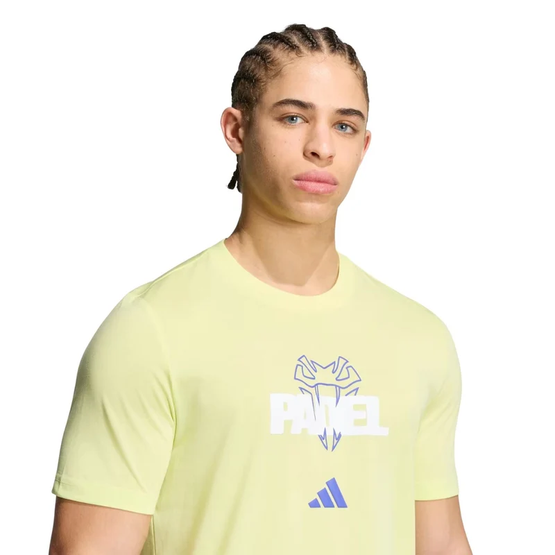 Adidas Padel Graphic Tee Semi Frozen Lemon