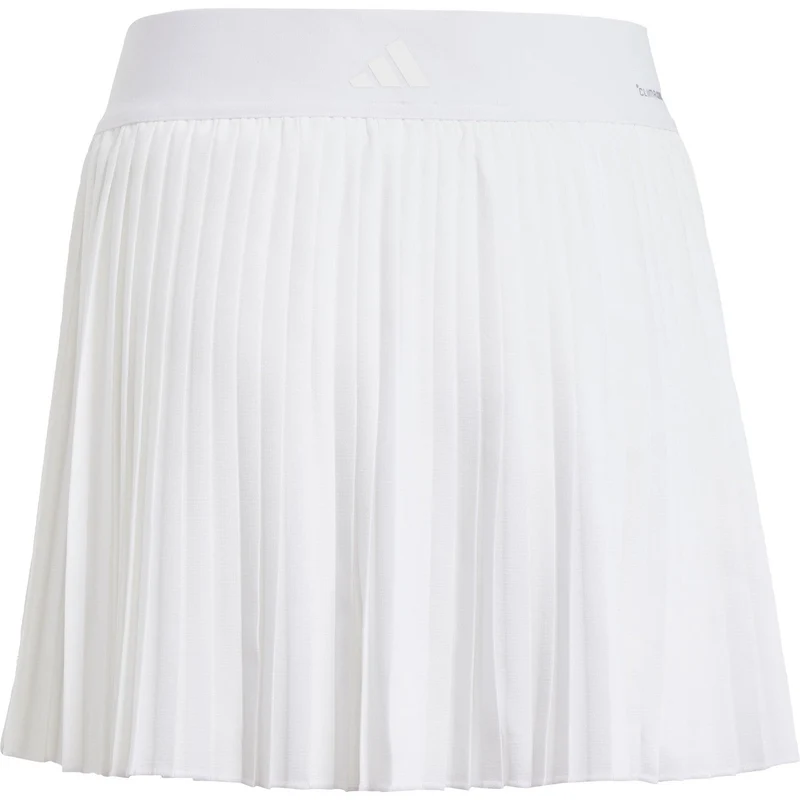 Adidas Girls Club Pleated Skirt White