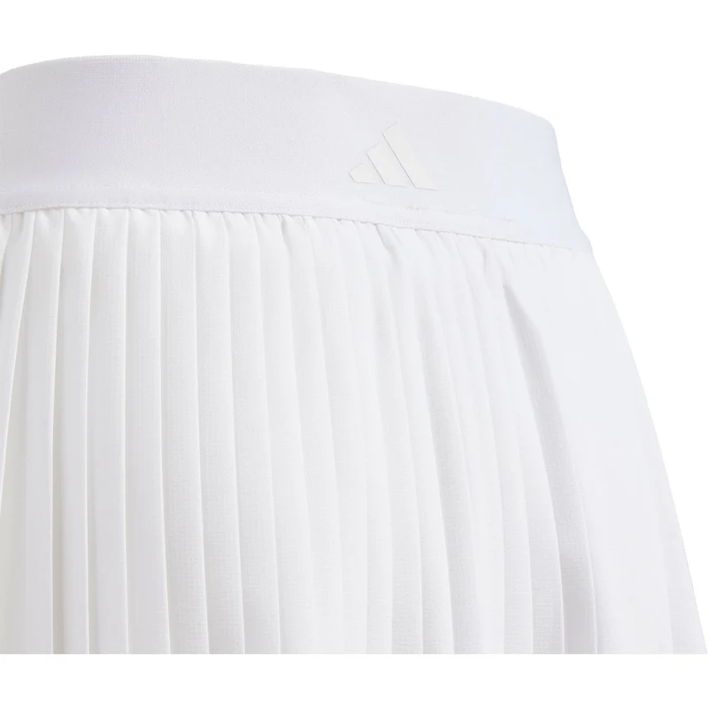 Adidas Girls Club Pleated Skirt White