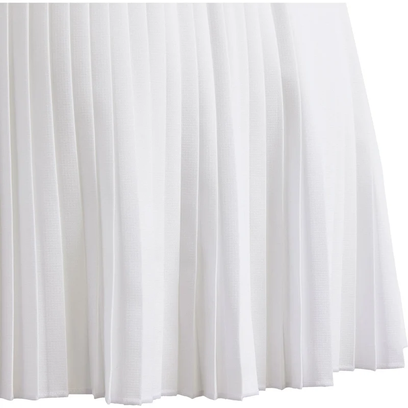 Adidas Girls Club Pleated Skirt White