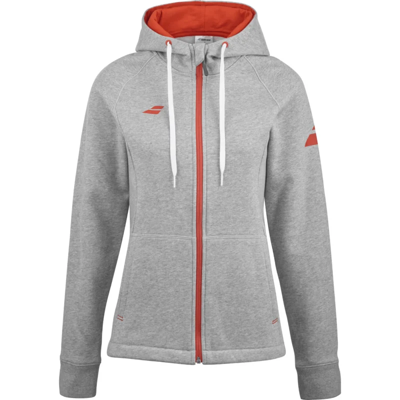 Babolat Exercise Hood Jacket W Grey