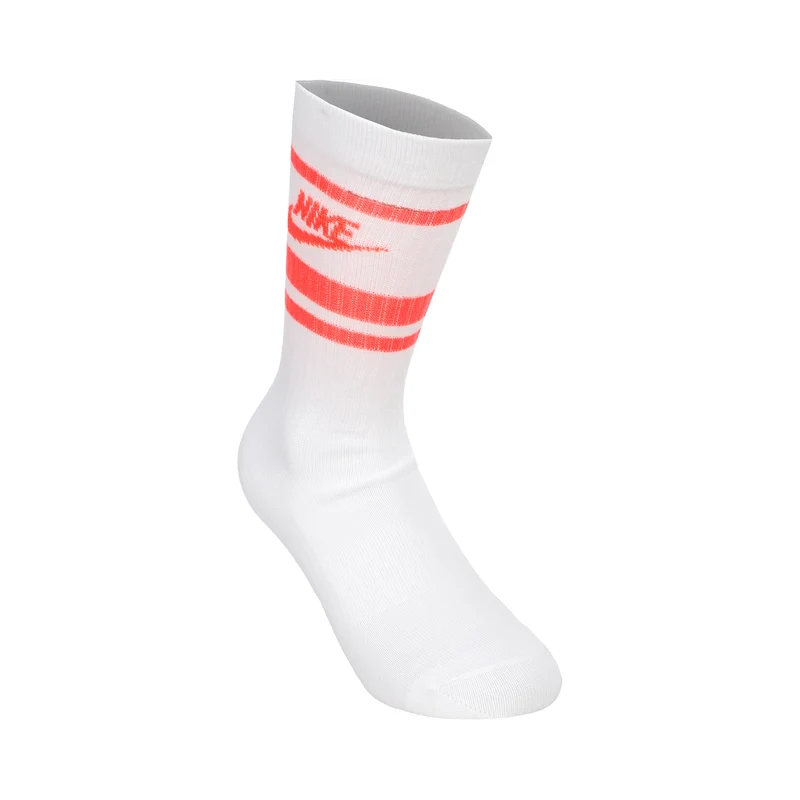 Everyday Essentials Crew Tennissocken-Weiß,Koralle