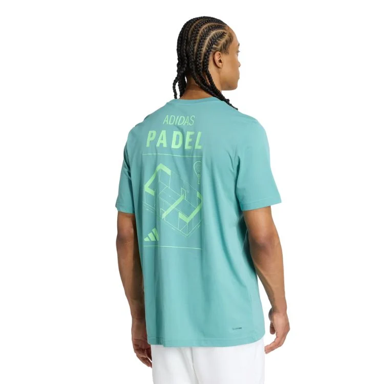 Adidas T-Shirt Padel Graphic Tee Groen