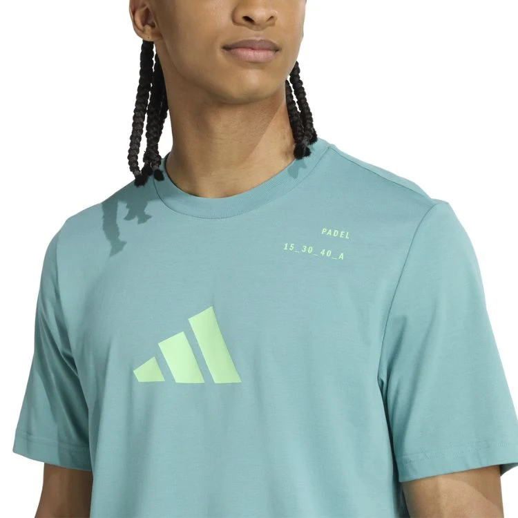 Adidas T-Shirt Padel Graphic Tee Groen