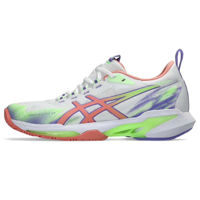 Asics Padelschoen Sonicsmash FF Dames Wit Paars Oranje