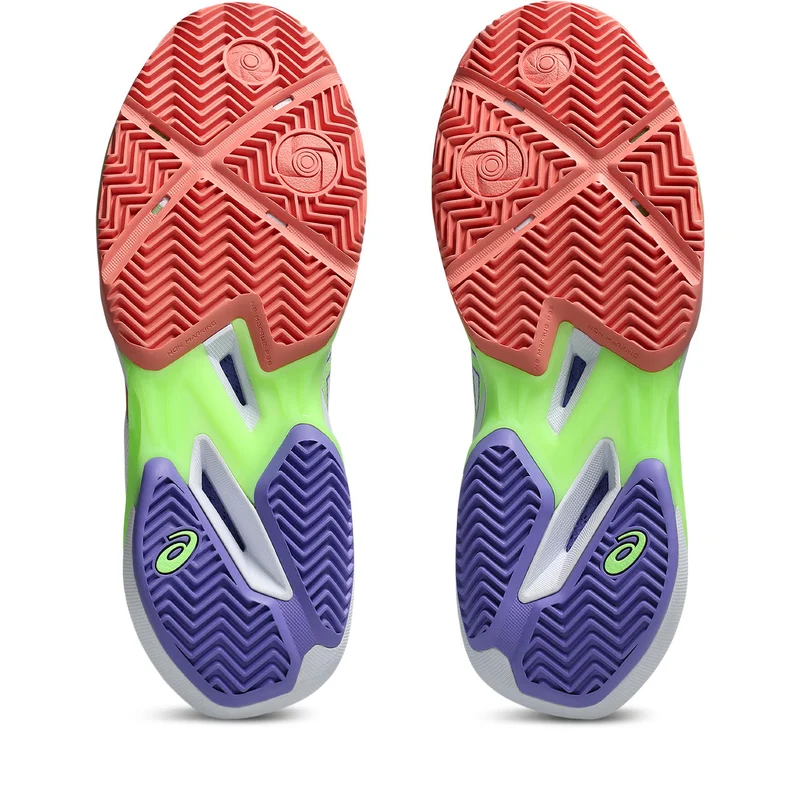 Asics Padelschoen Sonicsmash FF Dames Wit Paars Oranje