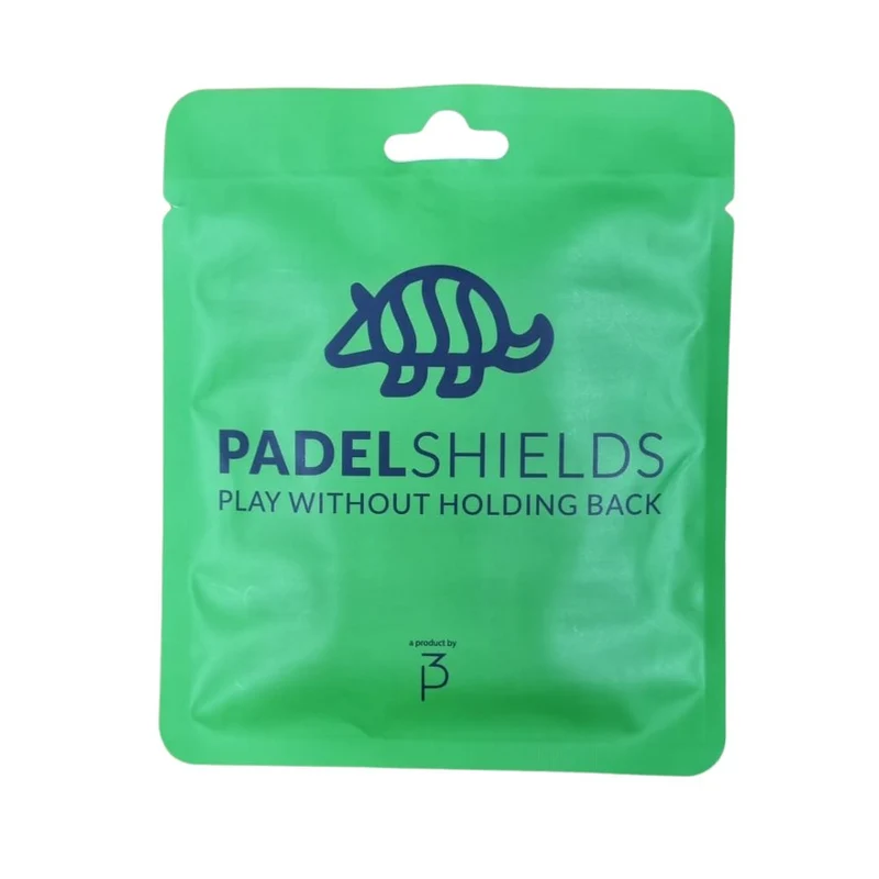 Padelshields Beschermstrips Padelrackets Universeel Zwart