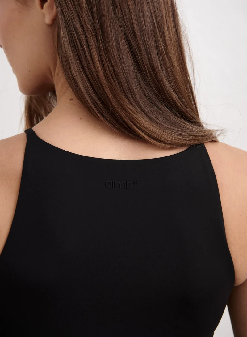 Black Sense Halter Bralette